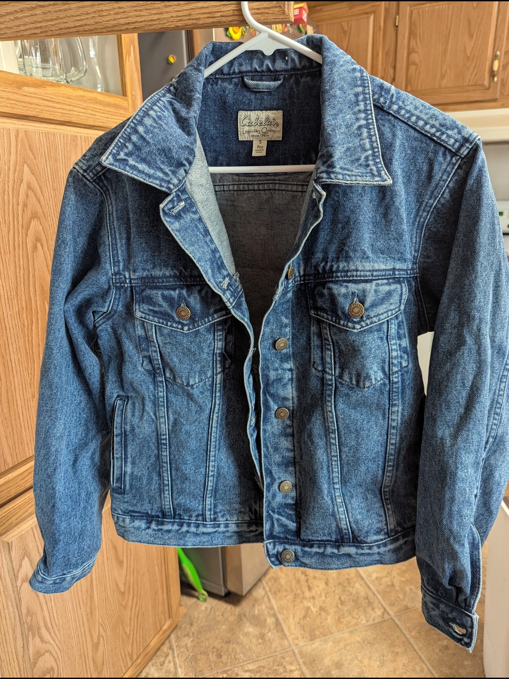 Cabela's Blue Denim Trucker Jacket